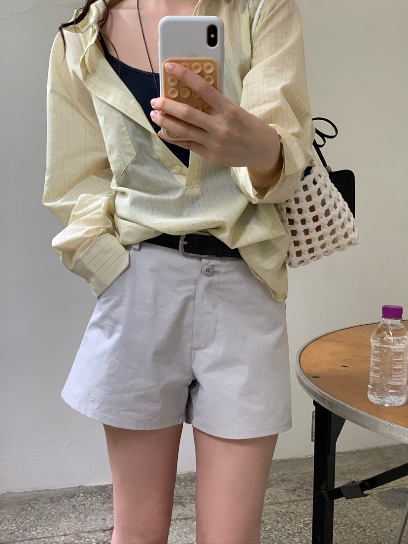 UNBOUND韓國東大門直郵女士新品人氣休閑26夏季短褲不含腰帶UNBOUND短褲