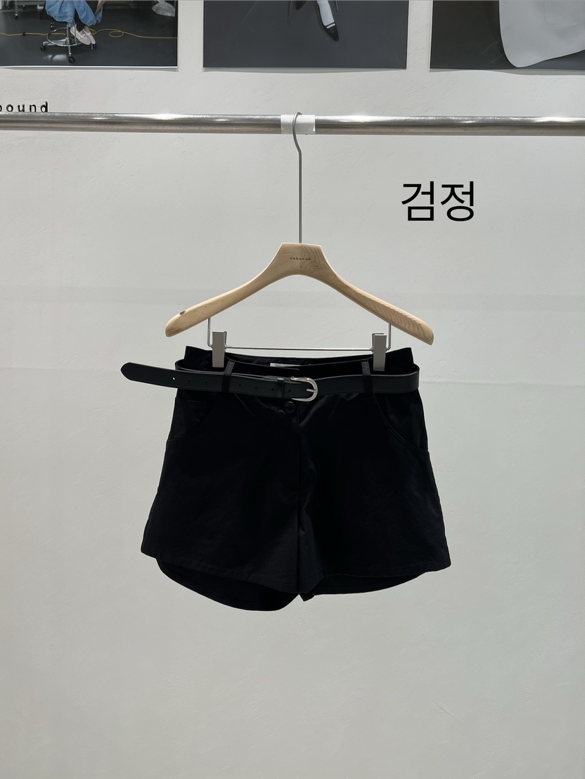 UNBOUND韓國東大門直郵女士新品人氣休閑26夏季短褲不含腰帶UNBOUND短褲圖色2