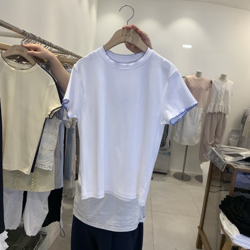TAN&amp;COMO東大門實拍韓國女士新品職業時尚熱賣26春夏T恤tan-COMOT恤圖色1