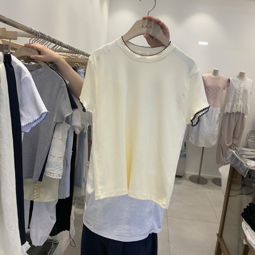 TAN&amp;COMO東大門實拍韓國女士新品職業時尚熱賣26春夏T恤tan-COMOT恤圖色2