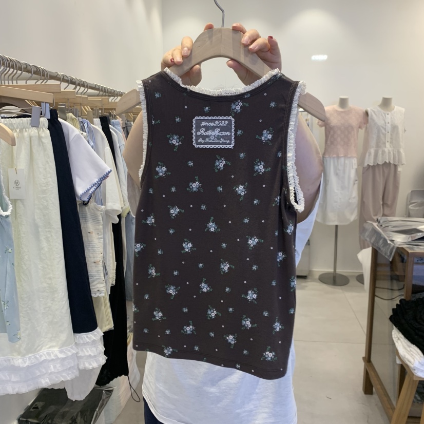 TAN&amp;COMO東大門實拍韓國女裝新品人氣26夏季吊帶背心tan-COMO吊帶/背心