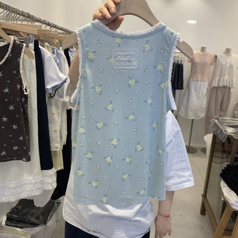 TAN&amp;COMO東大門實拍韓國女裝新品人氣26夏季吊帶背心tan-COMO吊帶/背心