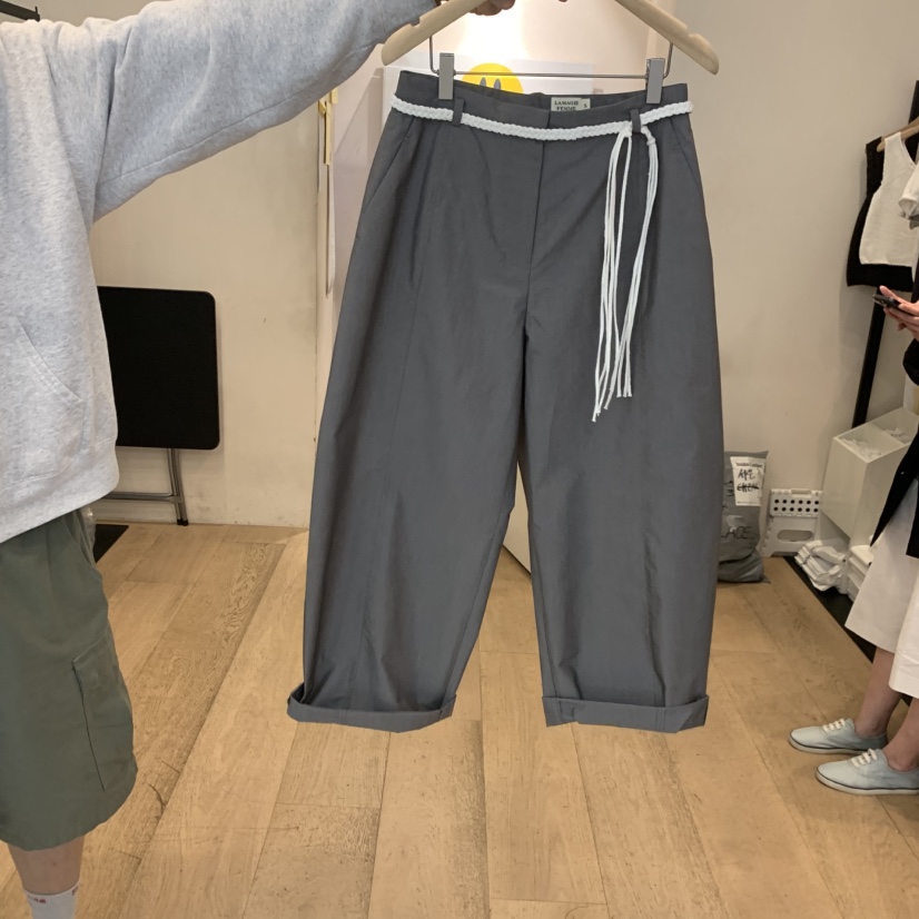 LA MAGIE FEMME韓國代購女士新款推薦職業26春夏休閑褲含繩Lamagie Femme休閑褲圖色4