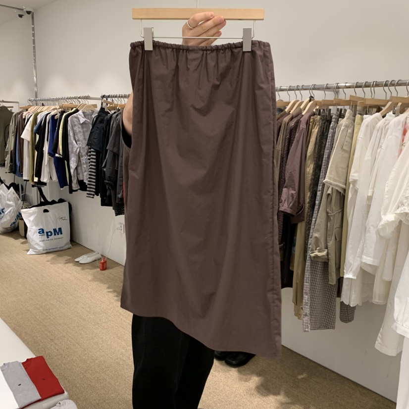 SELF SERVICE東大門實拍韓國女裝新品熱賣推薦26春夏長裙棉質SELF SERVICE長裙