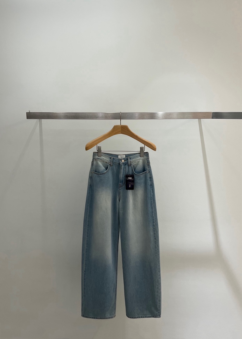 ONESTASTE韓國直郵女裝新品休閑人氣時尚牛仔褲水洗牛仔布TASTE/ONESTASTE牛仔褲圖色1