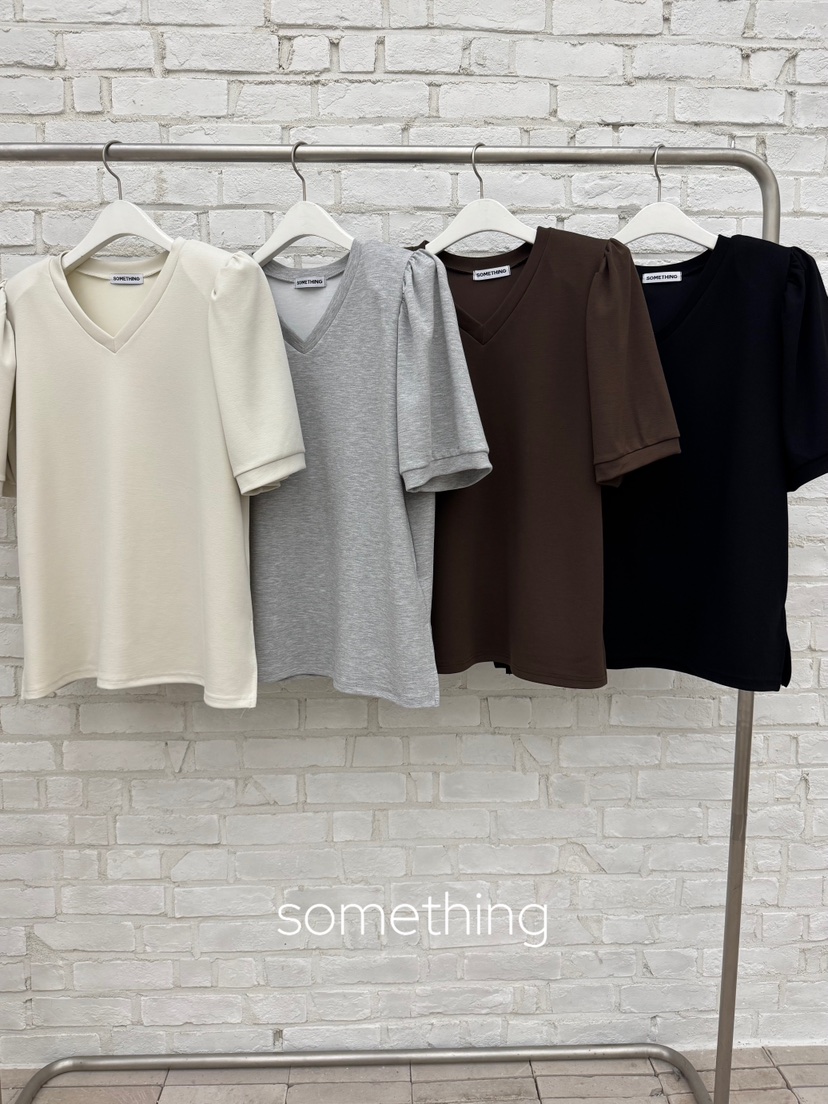 SOMETHING-L/FANCY韓國東大門直郵女士新款職業推薦T恤SOMETHING-L/FANCYT恤
