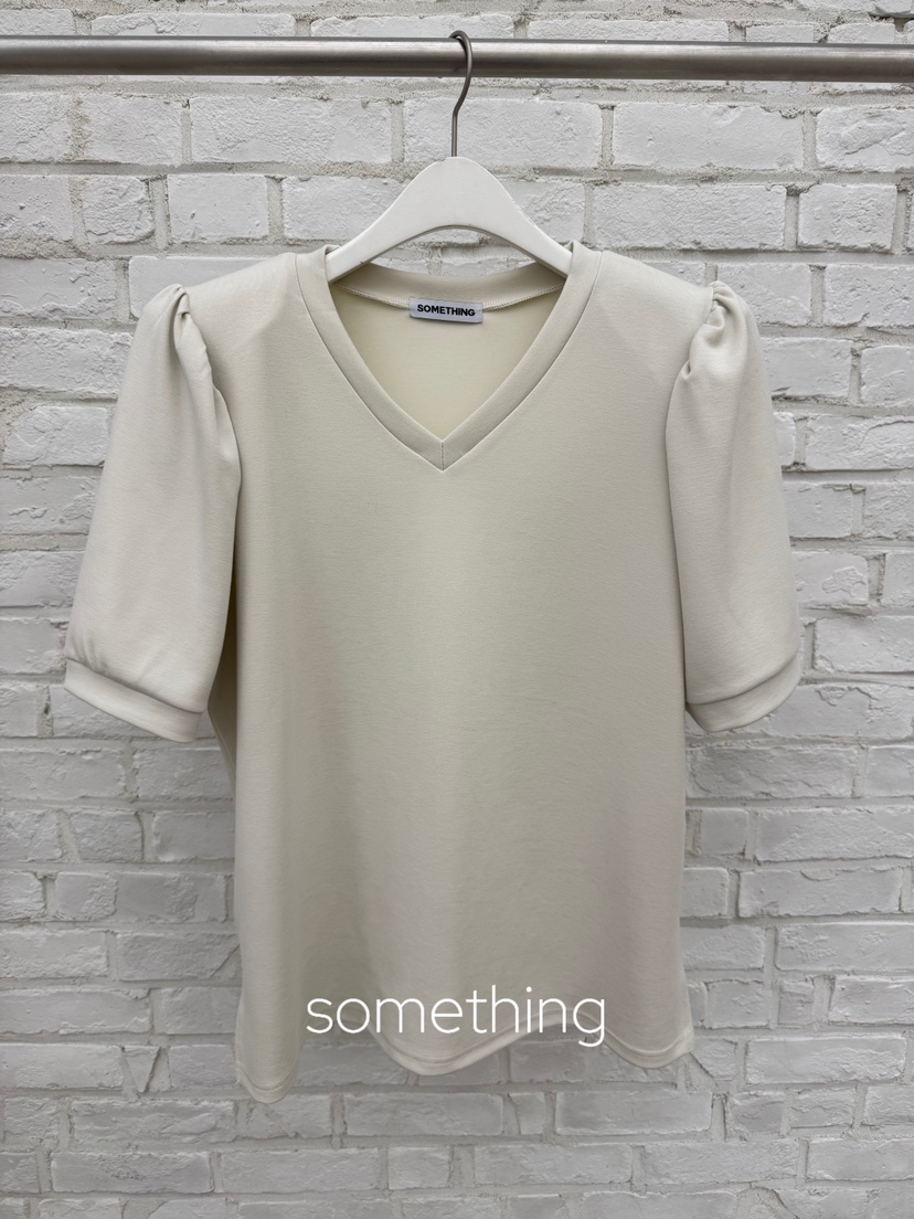 SOMETHING-L/FANCY韓國東大門直郵女士新款職業推薦T恤SOMETHING-L/FANCYT恤圖色1