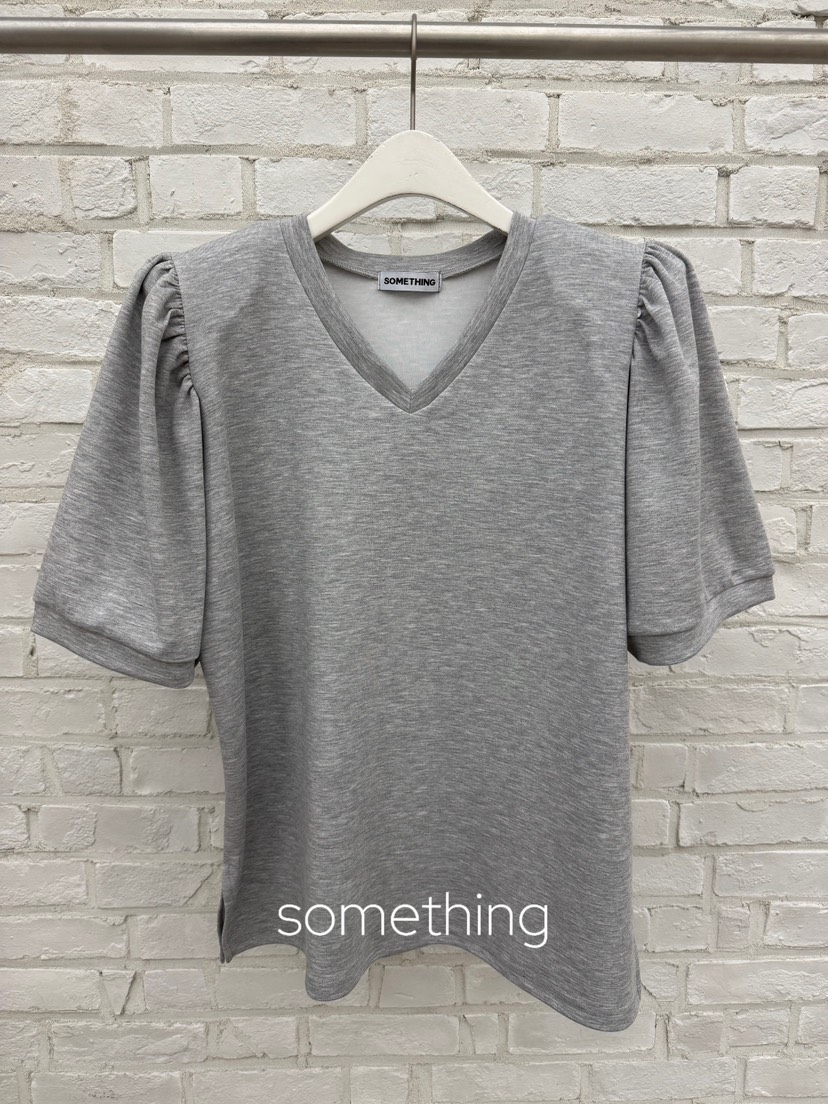 SOMETHING-L/FANCY韓國東大門直郵女士新款職業推薦T恤SOMETHING-L/FANCYT恤圖色2