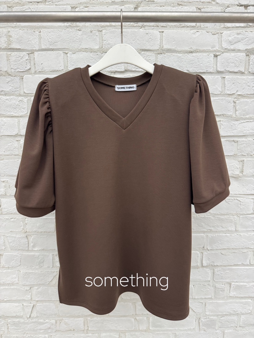 SOMETHING-L/FANCY韓國東大門直郵女士新款職業推薦T恤SOMETHING-L/FANCYT恤圖色3