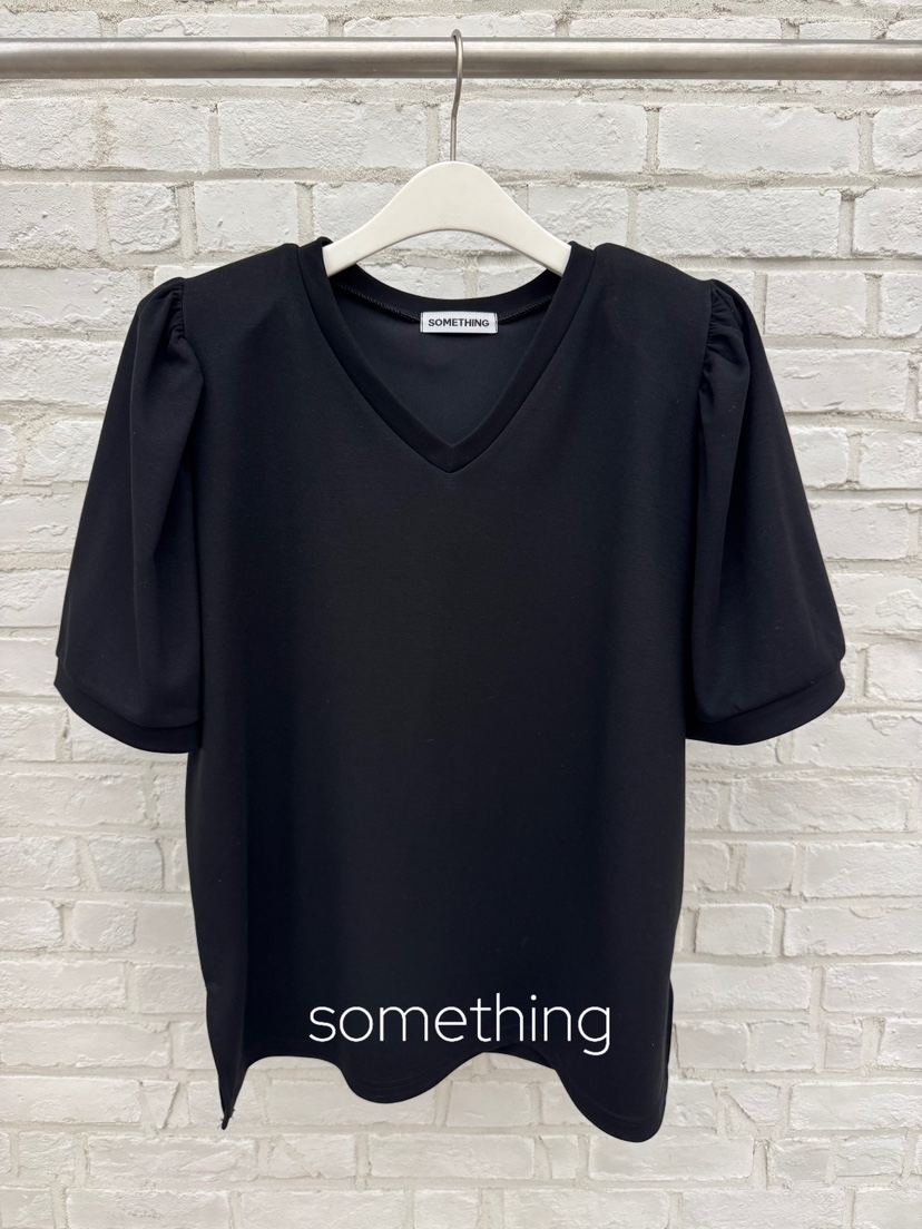 SOMETHING-L/FANCY韓國東大門直郵女士新款職業推薦T恤SOMETHING-L/FANCYT恤圖色4