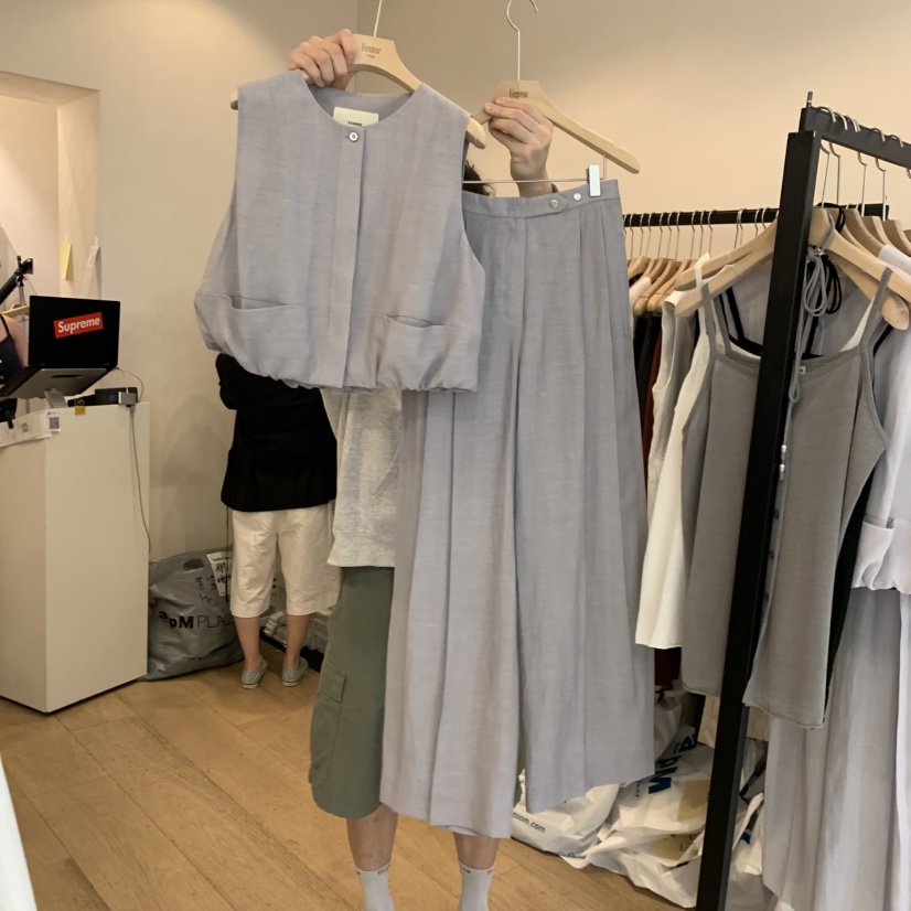 LA MAGIE FEMME韓國東大門直郵女裝新品人氣26夏季休閑褲Lamagie Femme休閑褲