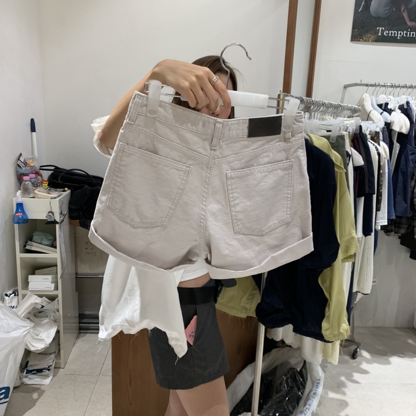 TEMPTING韓國東大門代購女裝新品休閑職業推薦短褲含腰繩TEMPTING短褲