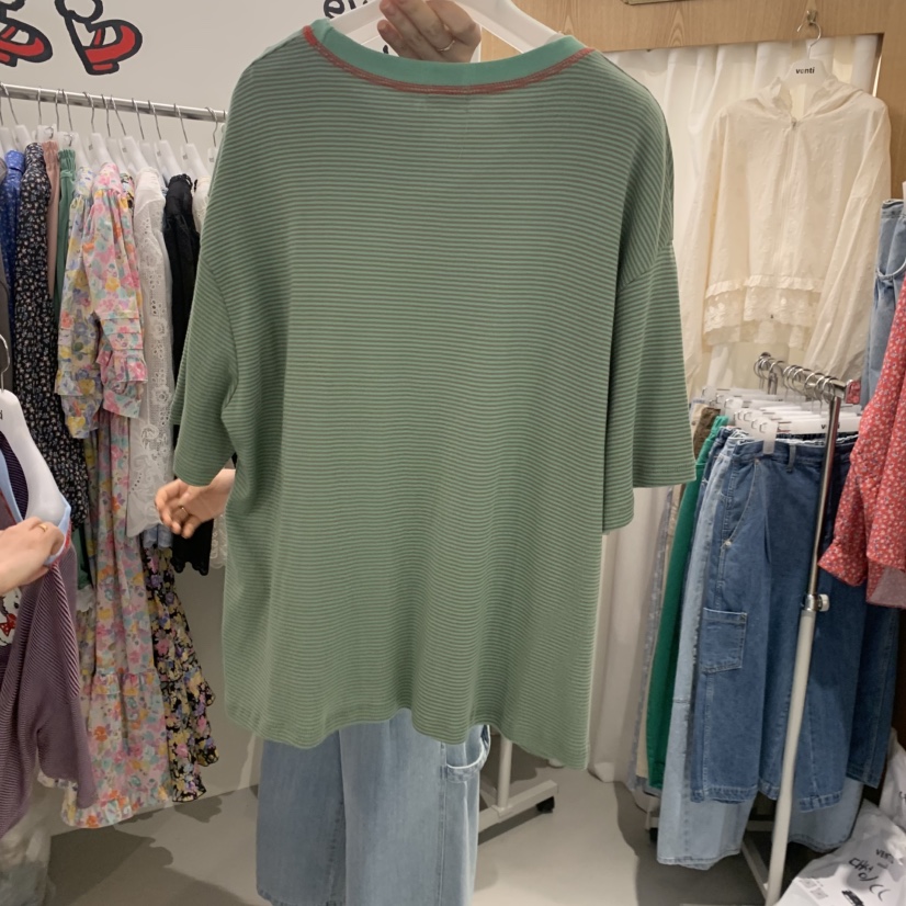 VENTI韓國直郵女裝新品時尚推薦熱賣26夏季職業休閑26春夏T恤VENTIT恤