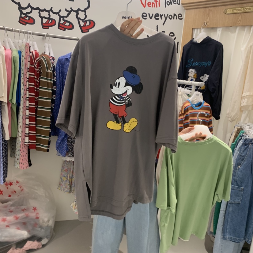 VENTI韓國直郵女裝新品26夏季人氣職業熱賣推薦時尚26春夏T恤VENTIT恤圖色3