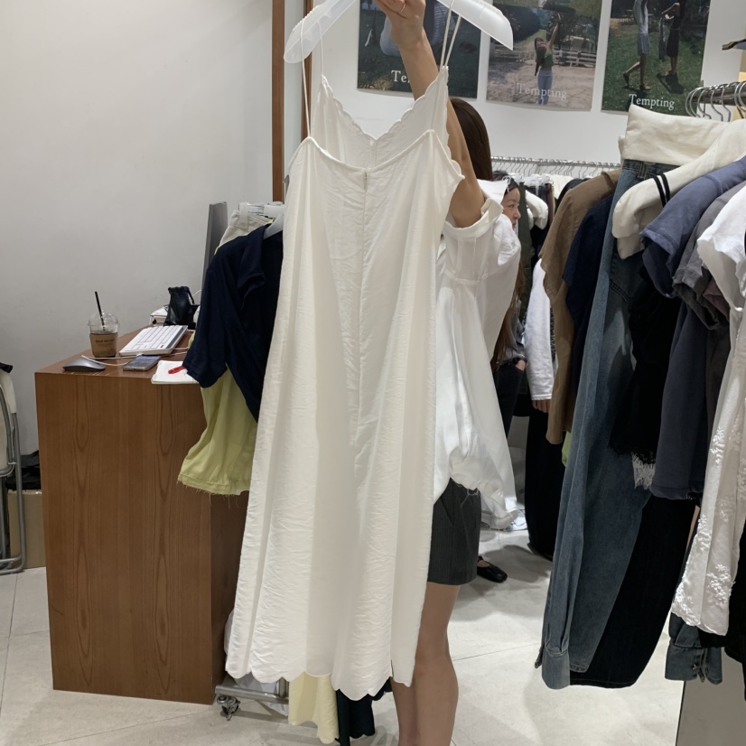 TEMPTING韓國代購女士新款26夏季26春夏熱賣休閑職業連衣裙TEMPTING連衣裙