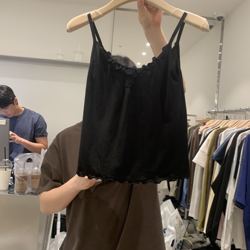 SELF SERVICE韓國直郵女裝新款推薦休閑26春夏吊帶背心褶皺SELF SERVICE吊帶/背心圖色5
