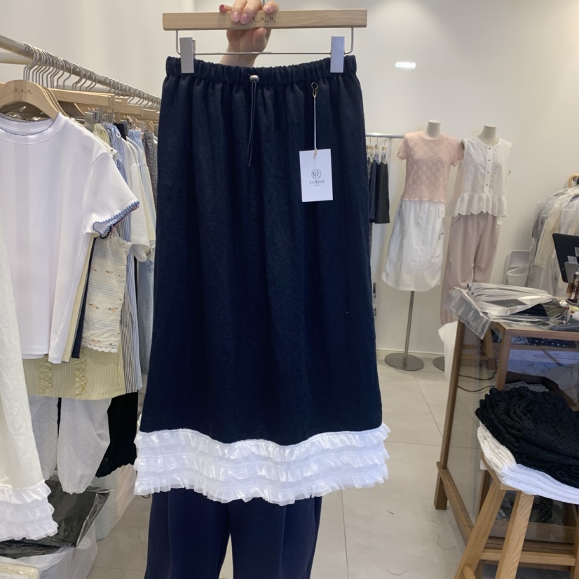 TAN&amp;COMO韓國直郵女裝新款人氣26春夏26夏季半身裙中短裙tan-COMO半身裙/中短裙圖色2