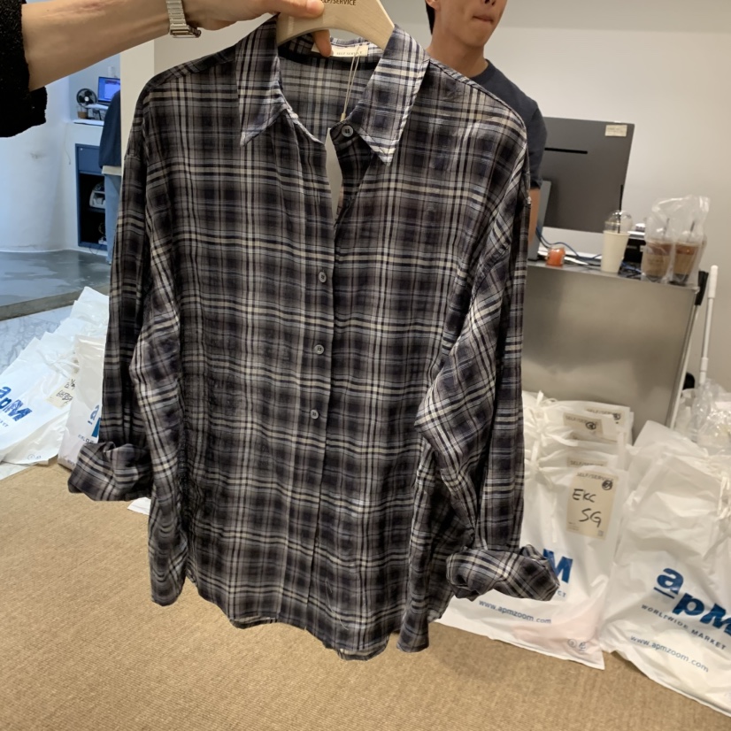 SELF SERVICE韓國代購女裝新款職業26春夏推薦襯衫蕾絲衫SELF SERVICE襯衫/蕾絲衫圖色2