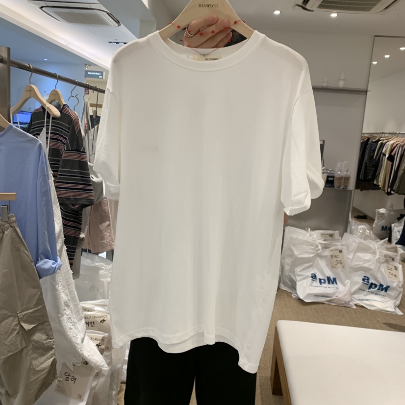 SELF SERVICE韓國直郵女裝新款26夏季職業人氣推薦26春夏T恤SELF SERVICET恤圖色2
