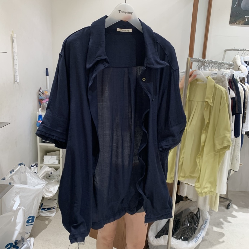 TEMPTING韓國直郵實拍女士新款推薦職業人氣26夏季襯衫蕾絲衫TEMPTING襯衫/蕾絲衫圖色2