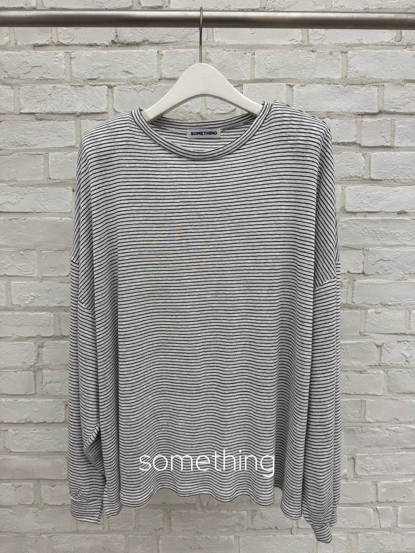 SOMETHING-L/FANCY東大門實拍韓國女士新款時尚長袖T恤SOMETHING-L/FANCY長袖T恤圖色1