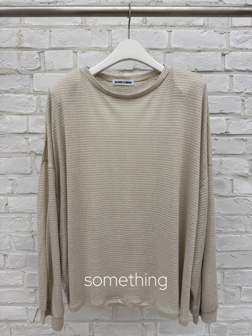 SOMETHING-L/FANCY東大門實拍韓國女士新款時尚長袖T恤SOMETHING-L/FANCY長袖T恤圖色4