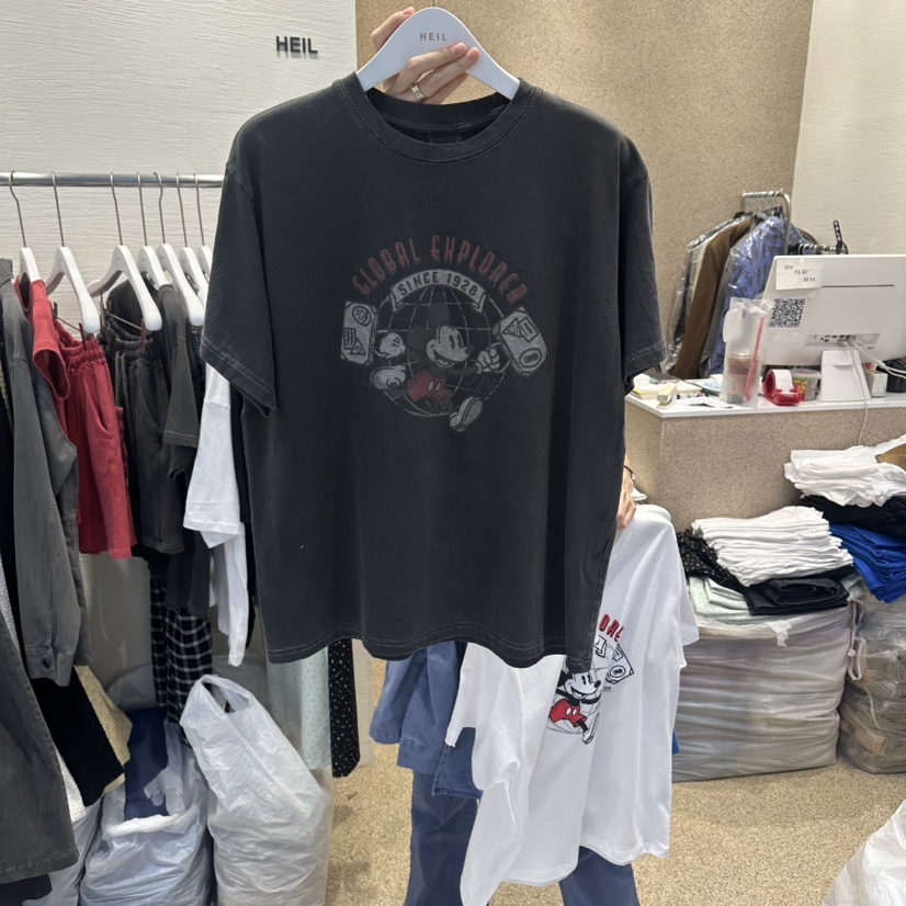HEIL韓國代購女士新品26夏季時尚熱賣推薦休閑人氣職業T恤HEILT恤圖色2