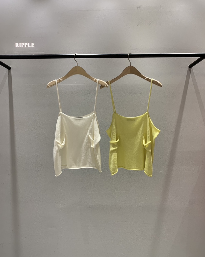 RIPPLE-P東大門實拍韓國女士新品休閑人氣26夏季吊帶背心RIPPLE-P吊帶/背心