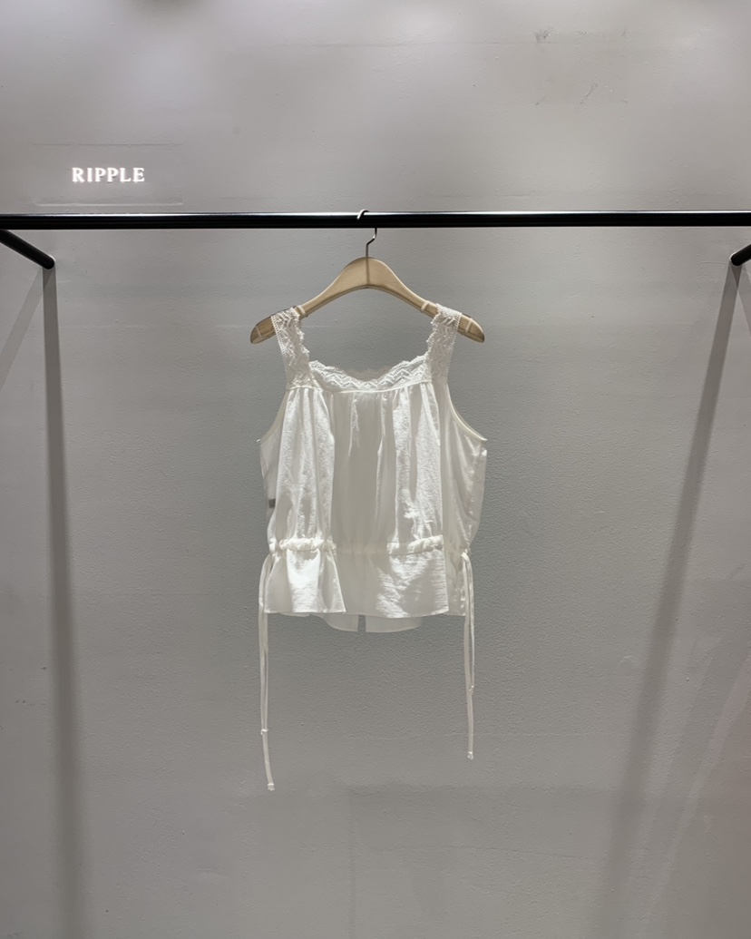 RIPPLE-P韓國代購女士新款26春夏時尚推薦熱賣職業吊帶背心RIPPLE-P吊帶/背心