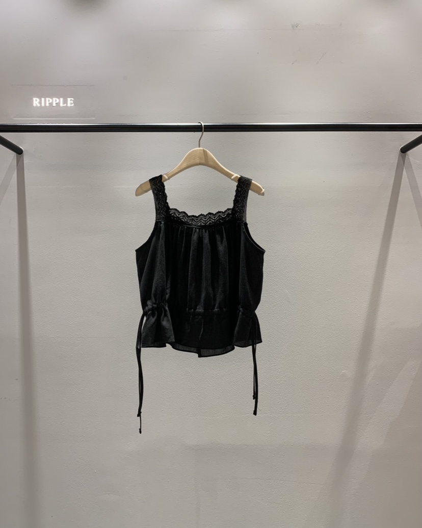 RIPPLE-P韓國代購女士新款26春夏時尚推薦熱賣職業吊帶背心RIPPLE-P吊帶/背心