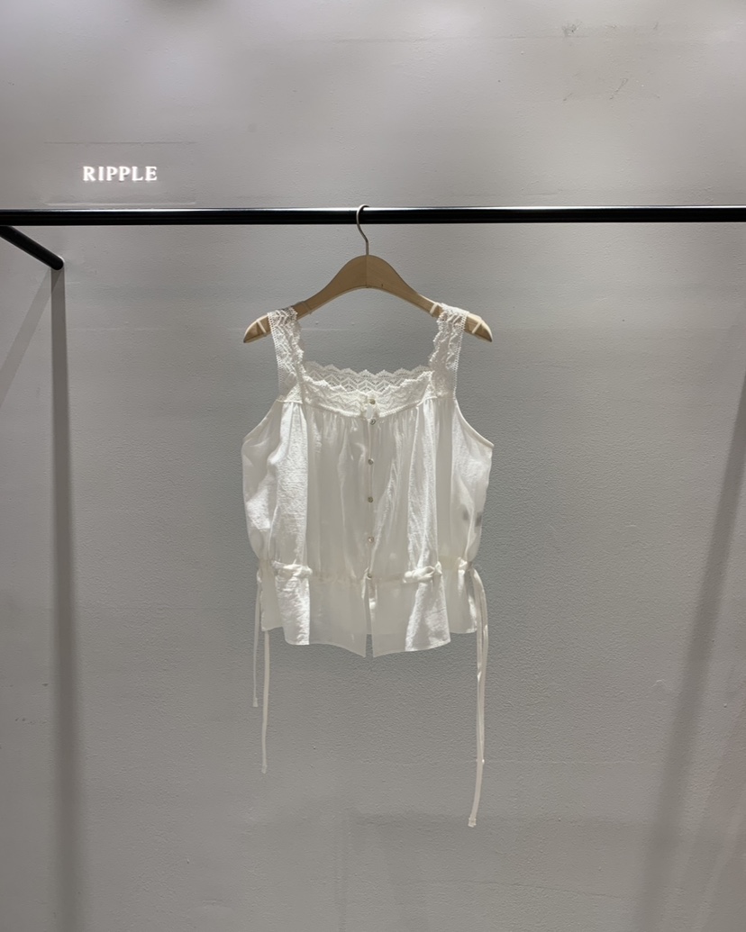 RIPPLE-P韓國代購女士新款26春夏時尚推薦熱賣職業吊帶背心RIPPLE-P吊帶/背心圖色1