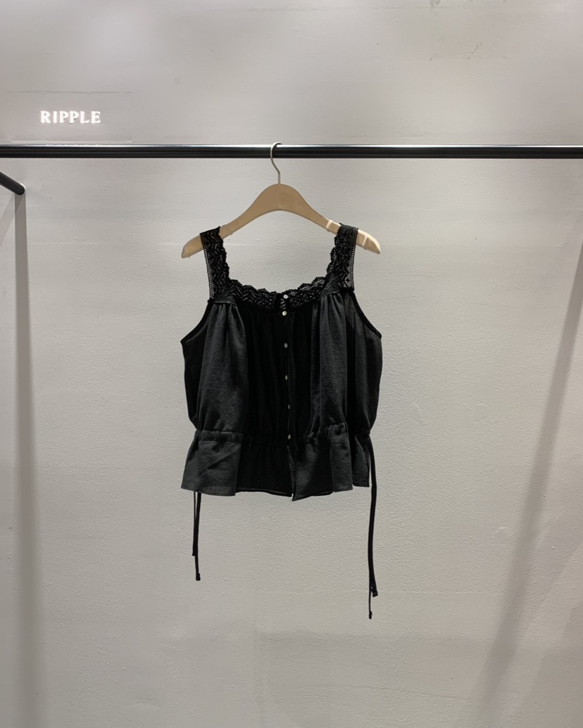 RIPPLE-P韓國代購女士新款26春夏時尚推薦熱賣職業吊帶背心RIPPLE-P吊帶/背心圖色2