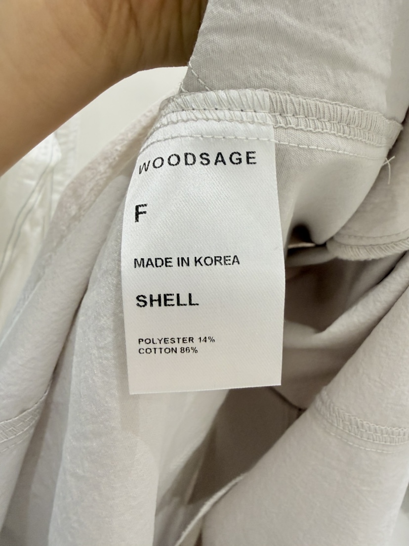 WOOD SAGE韓國直郵實拍女士新款26春夏熱賣連衣裙含腰繩WOOD SAGE連衣裙