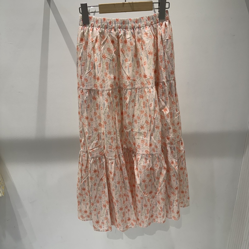 COCO HOLIC韓國代購女裝新品26春夏職業休閑人氣長裙小碎花COCO HOLIC長裙圖色1