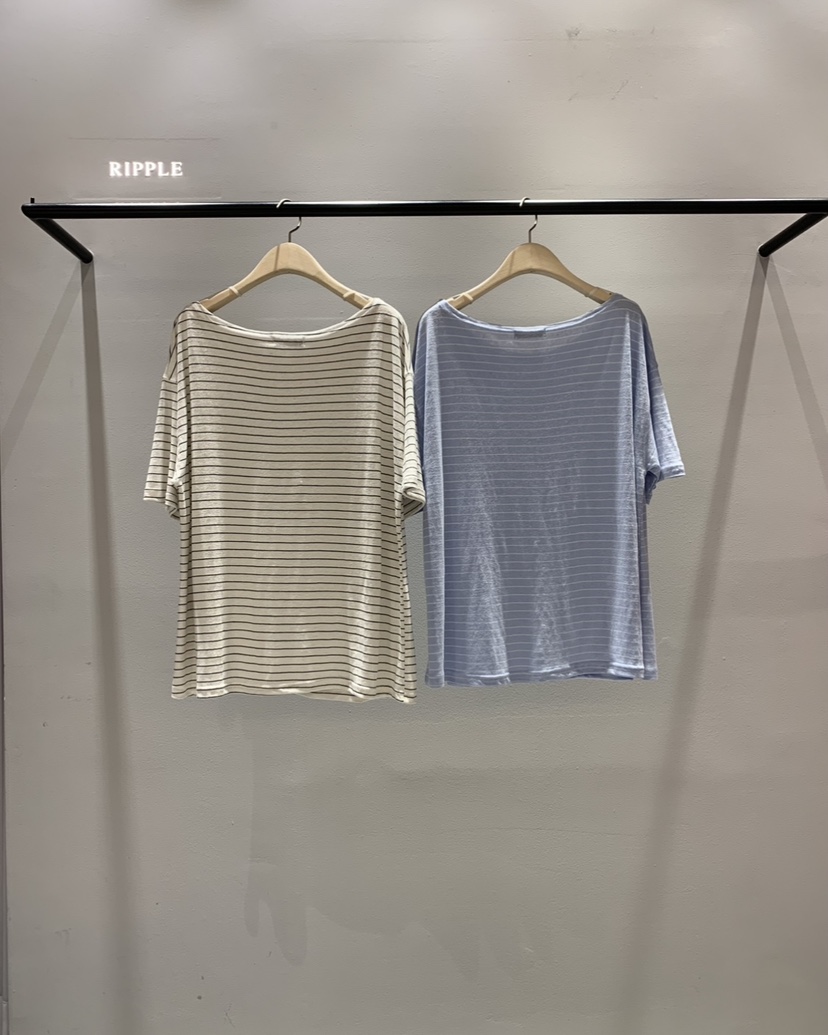RIPPLE-P東大門實拍韓國女裝新品休閑人氣熱賣26夏季T恤RIPPLE-PT恤