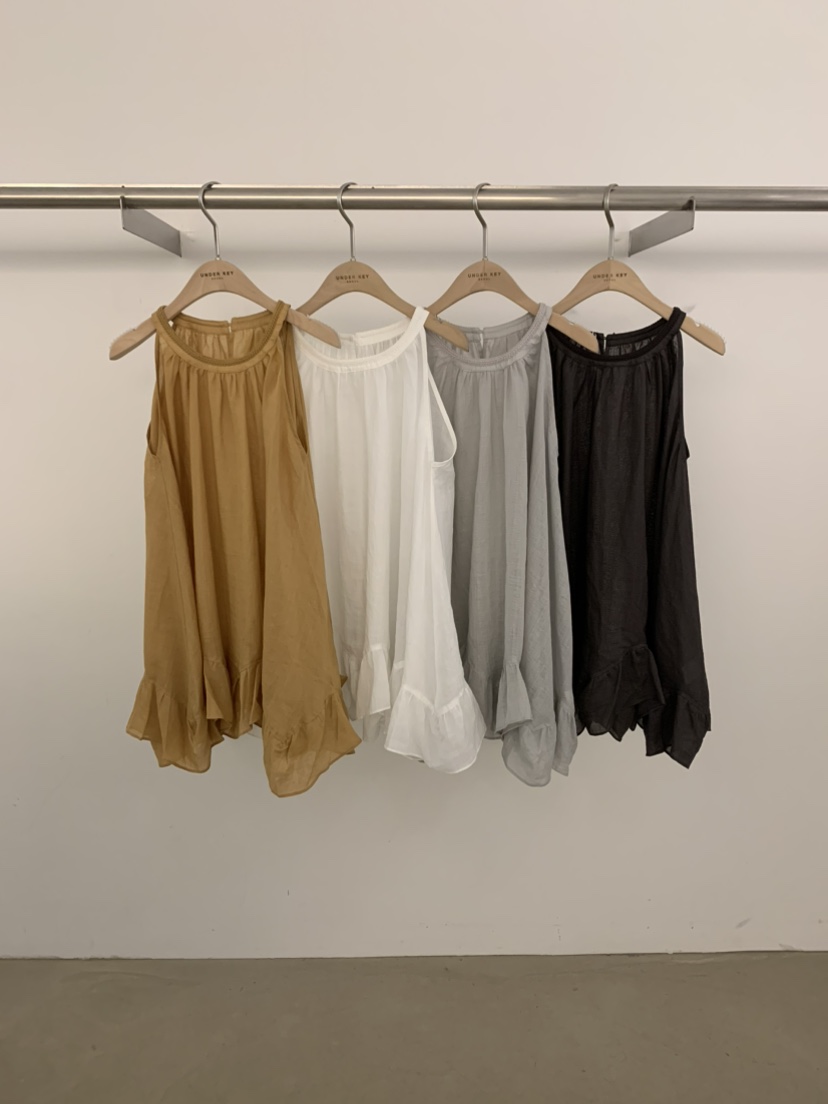 UNDER KEY東大門實拍韓國女裝新品休閑熱賣26春夏吊帶背心UNDER KEY吊帶/背心