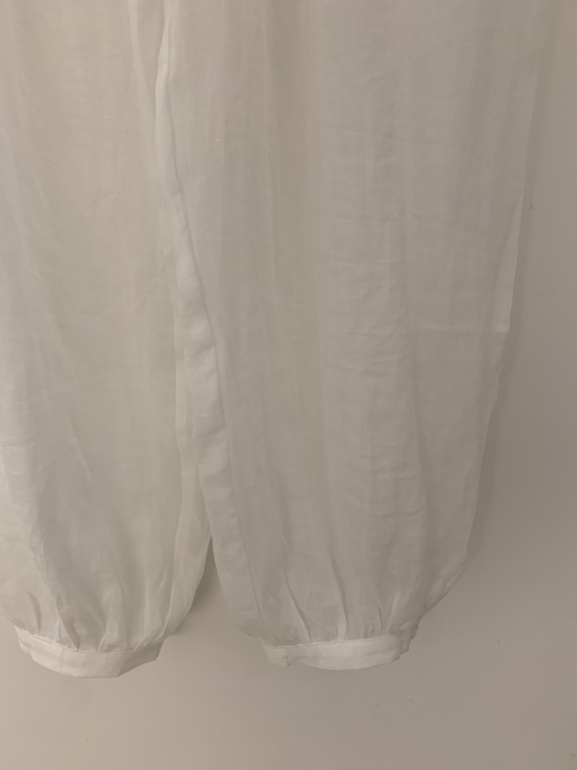 UNDER KEY韓國直郵女裝新品休閑職業時尚26夏季休閑褲亞麻布UNDER KEY休閑褲
