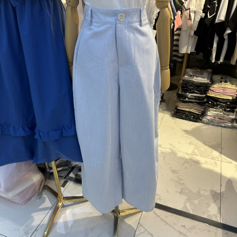 COCO HOLIC東大門實拍韓國女裝新品熱賣26夏季休閑褲含腰帶COCO HOLIC休閑褲圖色3