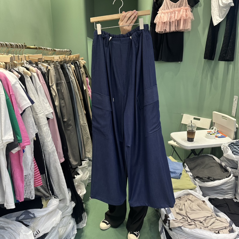 ROMANTIC NEWYORK韓國直郵實拍女裝新品人氣熱賣26春夏休閑褲ROMANTIC NEWYORK休閑褲圖色2