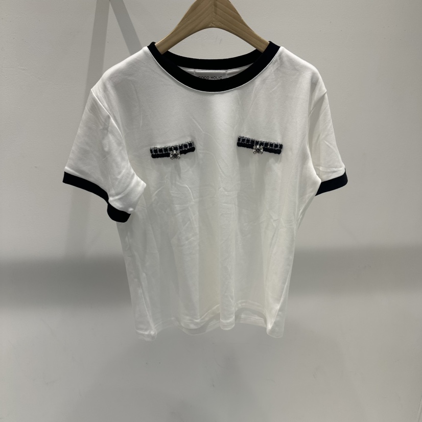 COCO HOLIC韓國代購女裝新品熱賣休閑26春夏推薦人氣T恤COCO HOLICT恤圖色1