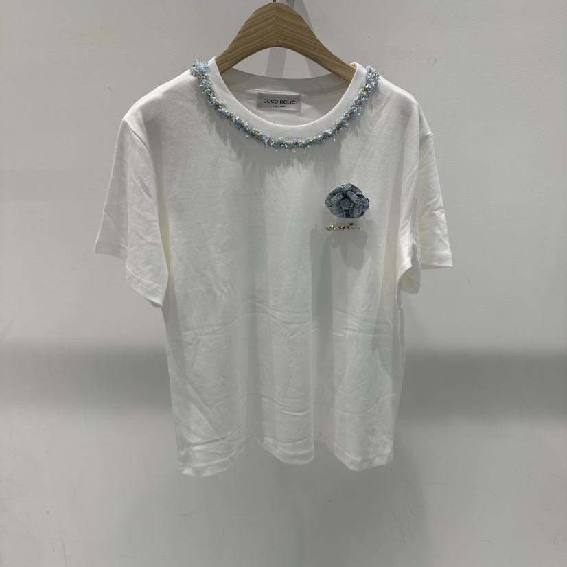 COCO HOLIC東大門實拍韓國女裝新品時尚26夏季職業26春夏T恤COCO HOLICT恤圖色1