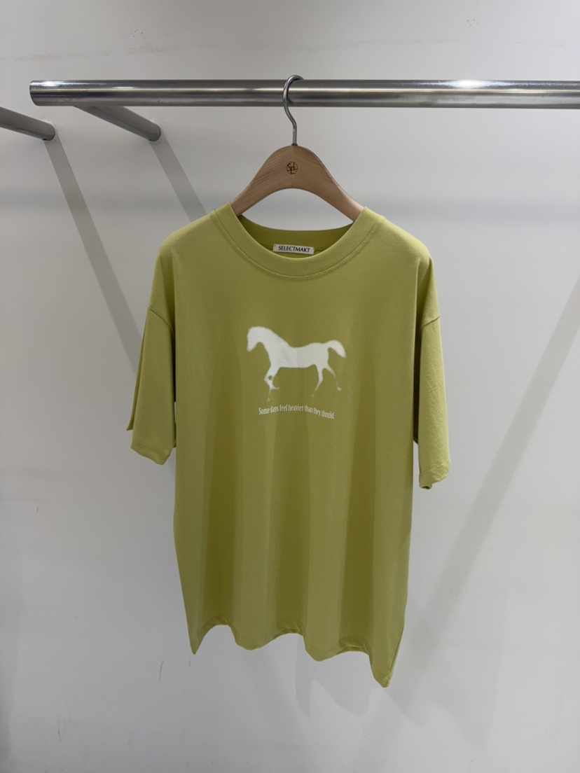 SELECT MARKET韓國東大門直郵女士新品時尚26夏季推薦T恤SELECT MARKETT恤圖色1