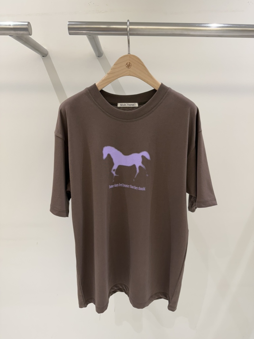 SELECT MARKET韓國東大門直郵女士新品時尚26夏季推薦T恤SELECT MARKETT恤圖色3
