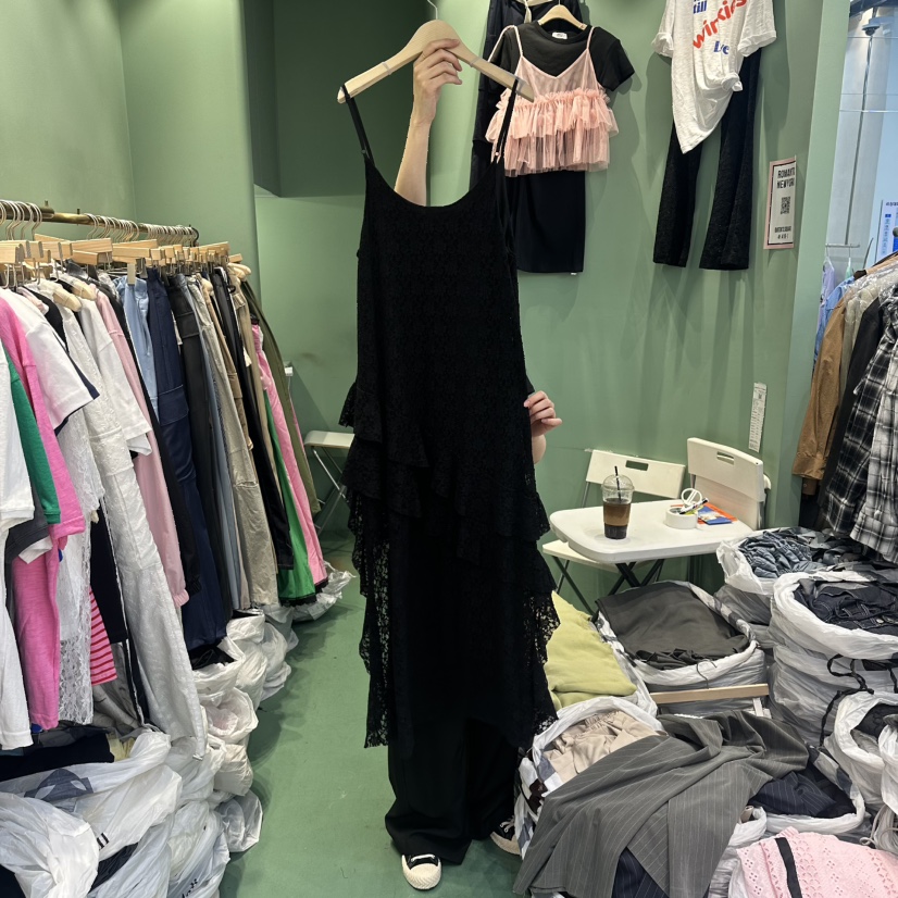 ROMANTIC NEWYORK韓國東大門直郵女裝新款人氣連衣裙不含腰帶ROMANTIC NEWYORK連衣裙