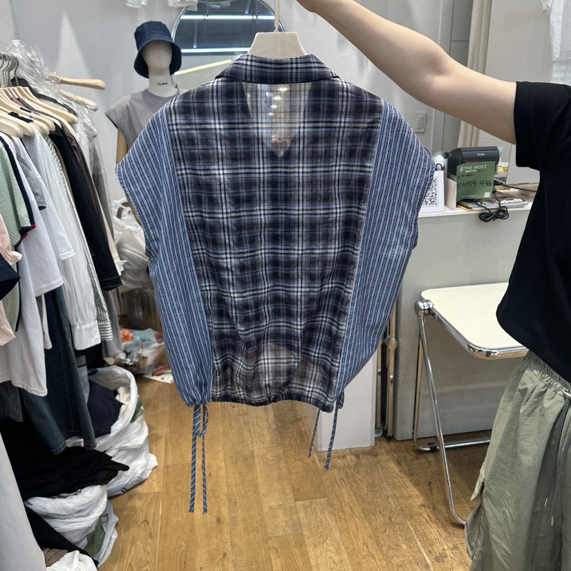 THE MOST-Q韓國代購女士新品時尚休閑26夏季熱賣職業馬甲THE MOST馬甲