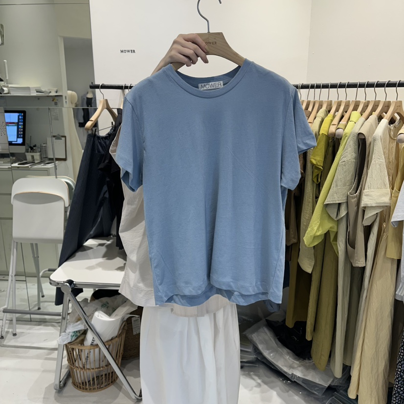 MOWER韓國代購女裝新品26夏季熱賣26春夏職業人氣推薦T恤MOWERT恤圖色2