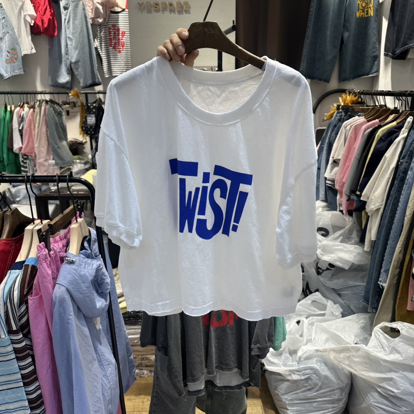 YESFREE韓國直郵女裝新品熱賣時尚26春夏職業26夏季人氣T恤YESFREET恤圖色1