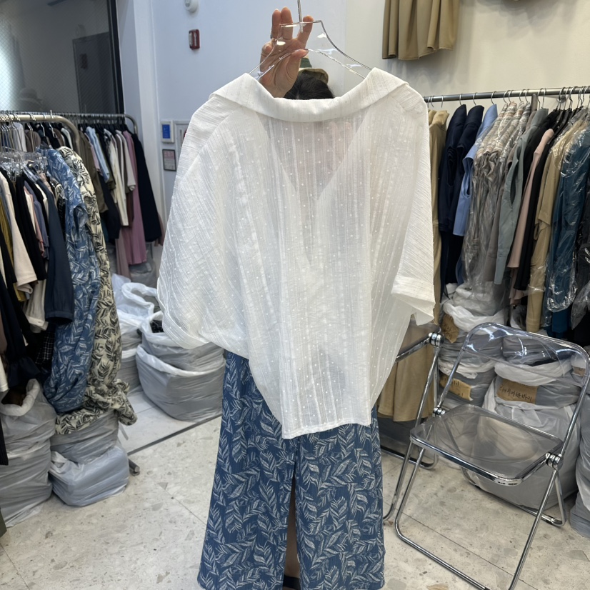 MARIGOLD韓國直郵實拍女裝新品26夏季推薦26春夏襯衫蕾絲衫MARIGOLD襯衫/蕾絲衫