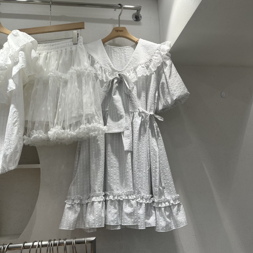 VIRUS韓國東大門代購女士新品26春夏休閑人氣時尚職業連衣裙VIRUS連衣裙圖色1