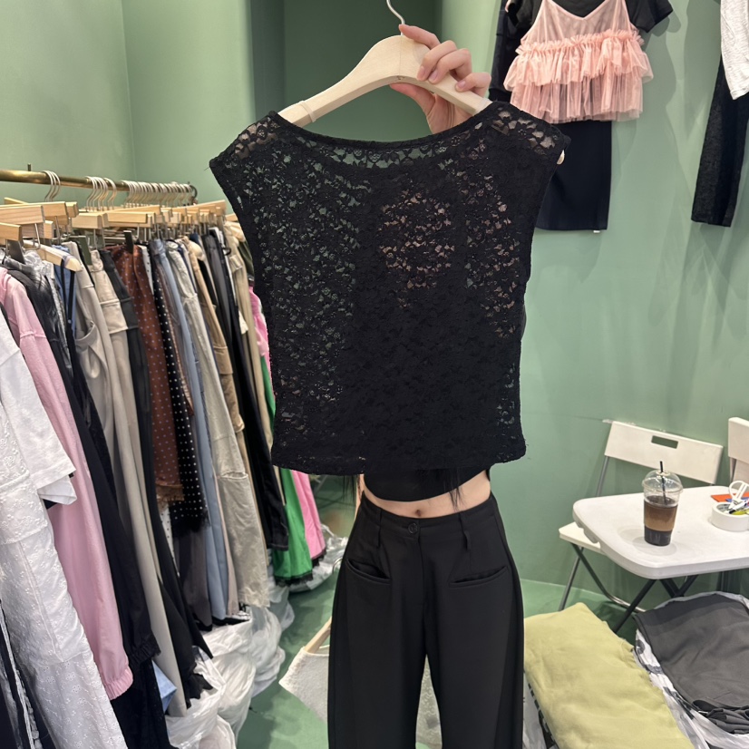 ROMANTIC NEWYORK韓國東大門直郵女士新品休閑推薦吊帶背心ROMANTIC NEWYORK吊帶/背心